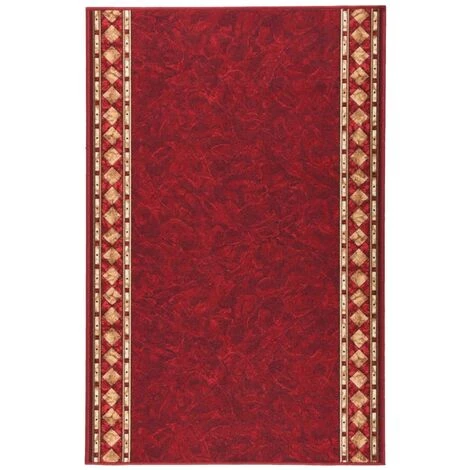 TRUE DEAL Tapis De Couloir Antidérapant Rouge 100x150 Cm 1 TRUE DEAL Tapis De Couloir Antidérapant Rouge 100x150 Cm
