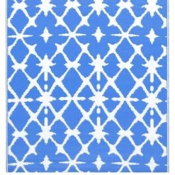 TRUE DEAL Tapis D'extérieur Bleu Et Blanc 120x180 Cm PP 8 TRUE DEAL Tapis D'extérieur Bleu Et Blanc 120x180 Cm PP -Tapis et paillasson Soldes 57844958 4