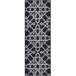 TRUE DEAL Tapis De Couloir Noir 80x250 Cm