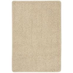 TRUE DEAL Tapis Shaggy Antidérapant Crème 120x170 Cm