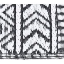 VidaXL Tapis D'extérieur Noir 80x150 Cm PP - Noir -Tapis et paillasson Soldes 57912525 3