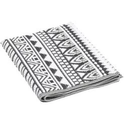 VidaXL Tapis D'extérieur Noir 80x150 Cm PP - Noir -Tapis et paillasson Soldes 57912525 5