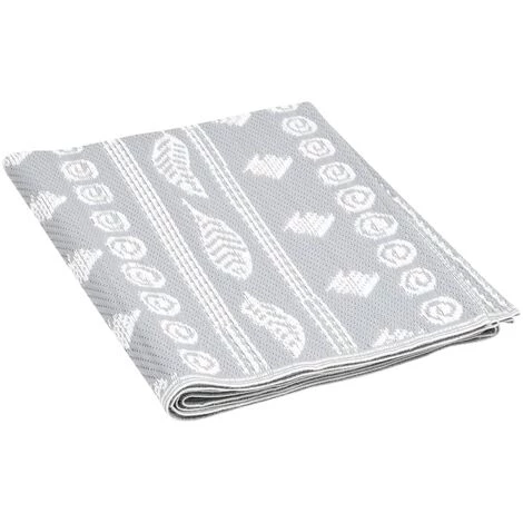 VidaXL Tapis D'extérieur Gris 190x290 Cm PP - Gris 5 VidaXL Tapis D'extérieur Gris 190x290 Cm PP - Gris – Image 5