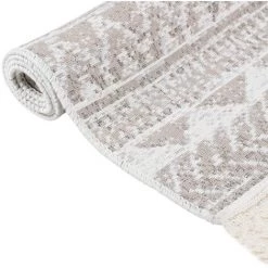 VidaXL Tapis Beige 160x230 Cm Coton - Beige 9 VidaXL Tapis Beige 160x230 Cm Coton - Beige -Tapis et paillasson Soldes 57912798 5