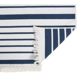 VidaXL Tapis Marine 80x300 Cm Coton - Bleu 8 VidaXL Tapis Marine 80x300 Cm Coton - Bleu -Tapis et paillasson Soldes 57912806 4