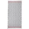 VidaXL Tapis Gris 80x150 Cm Coton - Gris