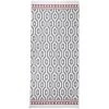 VidaXL Tapis Gris 100x200 Cm Coton - Gris