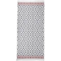 VidaXL Tapis Gris 100x200 Cm Coton - Gris