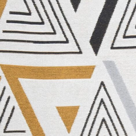 VidaXL Tapis Jaune Et Gris 100x200 Cm Coton - Jaune 3 VidaXL Tapis Jaune Et Gris 100x200 Cm Coton - Jaune – Image 3