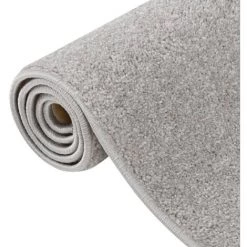 VidaXL Tapis à Poils Courts 120x170 Cm Gris Clair - Gris -Tapis et paillasson Soldes 57912848 5