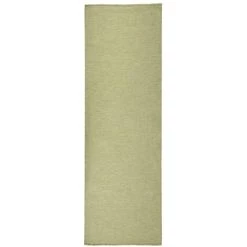 VidaXL Tapis à Tissage Plat D'extérieur 80x250 Cm Vert - Vert