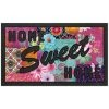 1001KDO POUR LA MAISON Tapis Entree Patchwork Home Sweet Home