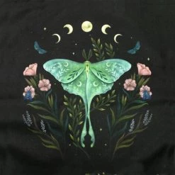 DONTODENT Tapis De Tarot Divinatoire De Table - Tapis De Cartes À Jouer Tarot , Accessoires De Jeux De Cartes Tarots Pour La Décoration Intérieure - 02 #60*36cm