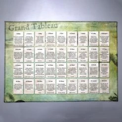 DONTODENT Tapis De Tarot Divinatoire De Table - Tapis De Cartes À Jouer Tarot , Accessoires De Jeux De Cartes Tarots Pour La Décoration Intérieure - 08 #80*60 Cm