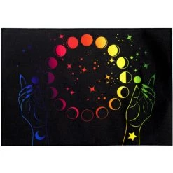 DONTODENT Tapis De Tarot Divinatoire De Table - Tapis De Cartes À Jouer Tarot , Accessoires De Jeux De Cartes Tarots Pour La Décoration Intérieure - 05#60*60cm