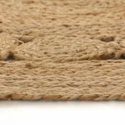 LITZEE Tapis Tapis Jute Design Tresse 90 Cm Rond 9 LITZEE Tapis Tapis Jute Design Tresse 90 Cm Rond -Tapis et paillasson Soldes 58112770 5