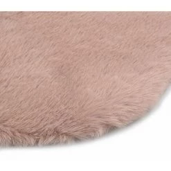 LANGRAY Tapis 65 X 95 Cm Fausse Fourrure De Lapin Gris-rose 6 LANGRAY Tapis 65 X 95 Cm Fausse Fourrure De Lapin Gris-rose -Tapis et paillasson Soldes 58141060 3