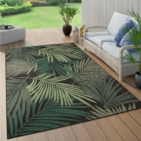 Paco Home Tapis Exterieur Terrasse Salon Cuisine Boho Fleuri Motif Palmiers Vert Noir 60x100 Cm 1 Paco Home Tapis Exterieur Terrasse Salon Cuisine Boho Fleuri Motif Palmiers Vert Noir 60x100 Cm