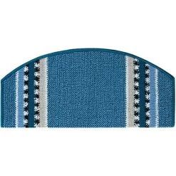 EMMEVI Tapis Adhésive Antidérapant Couverture De Marche De Échelle Vintage - Bleu