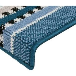 EMMEVI Tapis Adhésive Antidérapant Couverture De Marche De Échelle Vintage - Bleu 7 EMMEVI Tapis Adhésive Antidérapant Couverture De Marche De Échelle Vintage - Bleu -Tapis et paillasson Soldes 58224032 3