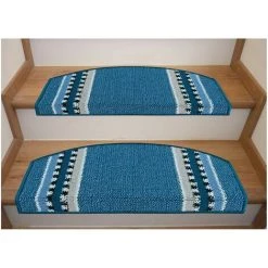 EMMEVI Tapis Adhésive Antidérapant Couverture De Marche De Échelle Vintage - Bleu 8 EMMEVI Tapis Adhésive Antidérapant Couverture De Marche De Échelle Vintage - Bleu -Tapis et paillasson Soldes 58224032 4
