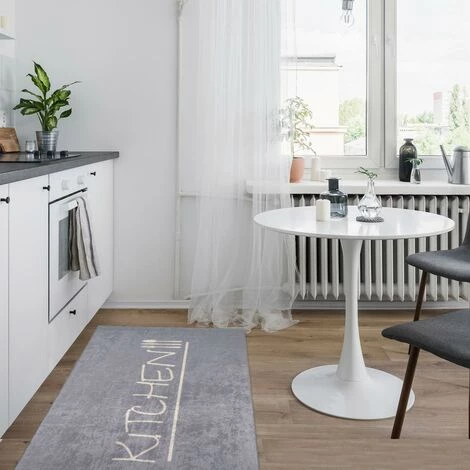 TAPIS PAS CHER Tapis De Cuisine 50x80 Cm Rectangulaire IMPNUM 10 Argent Entrée Adapté Au Chauffage Par Le Sol - Argent 1 TAPIS PAS CHER Tapis De Cuisine 50x80 Cm Rectangulaire IMPNUM 10 Argent Entrée Adapté Au Chauffage Par Le Sol - Argent