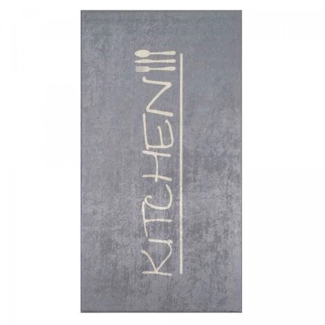 TAPIS PAS CHER Tapis De Cuisine 50x80 Cm Rectangulaire IMPNUM 10 Argent Entrée Adapté Au Chauffage Par Le Sol - Argent 2 TAPIS PAS CHER Tapis De Cuisine 50x80 Cm Rectangulaire IMPNUM 10 Argent Entrée Adapté Au Chauffage Par Le Sol - Argent – Image 2