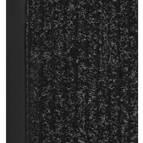 INLIFE Paillasson Rayé Anthracite 80x120 Cm 4 INLIFE Paillasson Rayé Anthracite 80x120 Cm – Image 4
