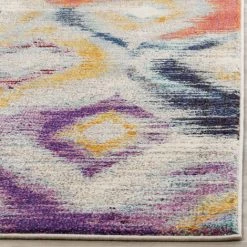Tapis D'intérieur Bohème Chic Tissé à La Puissance, Collection Monaco, MNC242, En Multicolore, 122 X 170 Cm Par SAFAVIEH - Multicolore -Tapis et paillasson Soldes 58386917 3