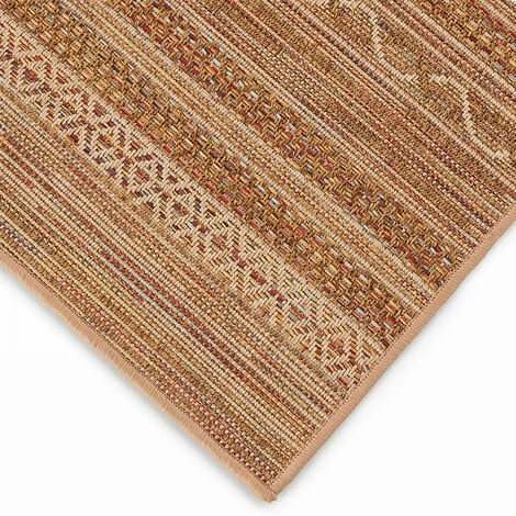 OVIALA Tapis D'extérieur Rectangulaire En Polypropylène 120x160 Cm Rouille - Marron 4 OVIALA Tapis D'extérieur Rectangulaire En Polypropylène 120x160 Cm Rouille - Marron – Image 4