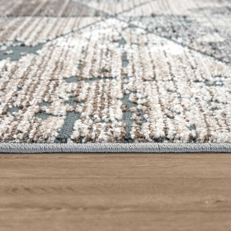 Paco Home Tapis, Tapis À Poils Ras Pour Salon, Design Ethnique, Effet 3D, Beige 80x150 Cm 3 Paco Home Tapis, Tapis À Poils Ras Pour Salon, Design Ethnique, Effet 3D, Beige 80x150 Cm – Image 3