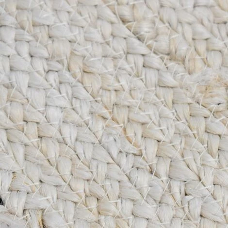 UNAMOURDETAPIS Tapis Rond 70x70 Rond Cm Rond ESPRIT Ecru Entrée Tissé à La Main Jute - Ecru 3 UNAMOURDETAPIS Tapis Rond 70x70 Rond Cm Rond ESPRIT Ecru Entrée Tissé à La Main Jute - Ecru – Image 3