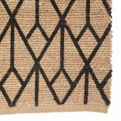 ATMOSPHERA, CRATEUR D'INTRIEUR Tapis Jute (140 Cm) Geom Noir 5 ATMOSPHERA, CRATEUR D'INTRIEUR Tapis Jute (140 Cm) Geom Noir -Tapis et paillasson Soldes 58492534 3