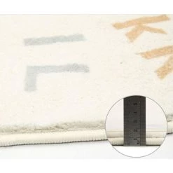 RANIPOBO Tapis D'eveil Enfant 100 Cm Tapis Rond Doux Pour Chambre Salon Salle A Manger -Tapis et paillasson Soldes 58656317 3