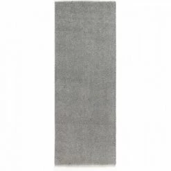 NAZAR TRENDY Tapis De Couloir Shaggy En Polypropylene - 80 X 300 Cm - Gris