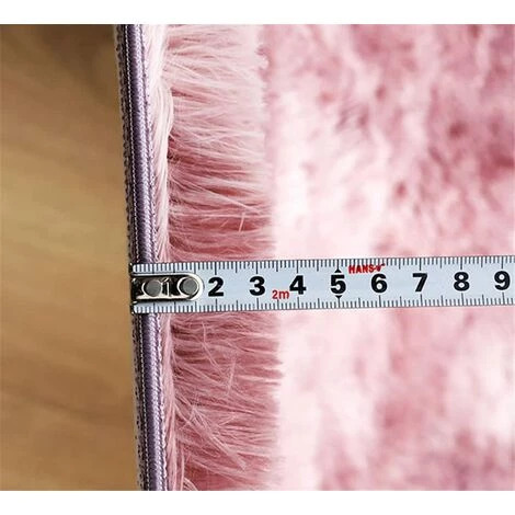 LYCXAMES Tapis Moelleux Au Sol Fausse Fourrure Moelleux Tapis Gradient Décoratif Tapis De Sol Pour Chambre Salon Salle À Manger (Rose-Mauve, 60×160cm) 3 LYCXAMES Tapis Moelleux Au Sol Fausse Fourrure Moelleux Tapis Gradient Décoratif Tapis De Sol Pour Chambre Salon Salle À Manger (Rose-Mauve, 60×160cm) – Image 3