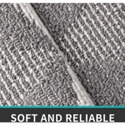 ENLENK Paillasson,Tapis De Porte Antidérapant | Intérieur Ou Extérieur | Absorbant Et Résistant | Lavable à La Machine | Tapis Entrée Intérieur - 50 X 80 Cm,Gris -Tapis et paillasson Soldes 58843423 4