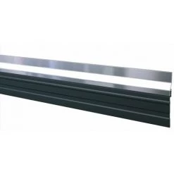 Ellen Bas De Porte De Garage à Visser Bavette, L.250 Cm H35mm Aluminium