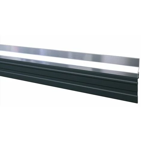 Ellen Bas De Porte De Garage à Visser Bavette, L.250 Cm H35mm Aluminium 1 Ellen Bas De Porte De Garage à Visser Bavette, L.250 Cm H35mm Aluminium