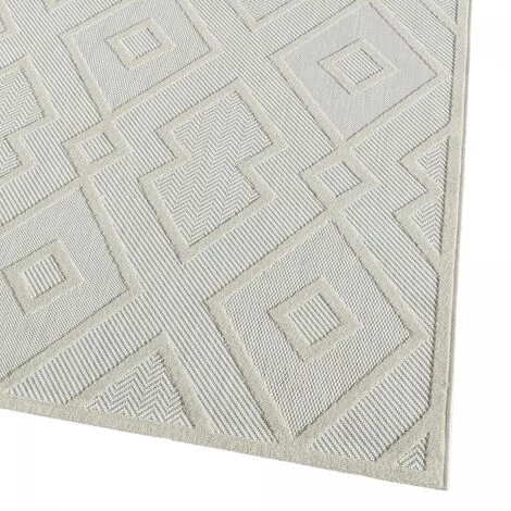 UNAMOURDETAPIS Tapis Kilim 80x150 Cm Rectangulaire TENO A Crème Entrée Adapté Au Chauffage Par Le Sol - Crème 4 UNAMOURDETAPIS Tapis Kilim 80x150 Cm Rectangulaire TENO A Crème Entrée Adapté Au Chauffage Par Le Sol - Crème – Image 4
