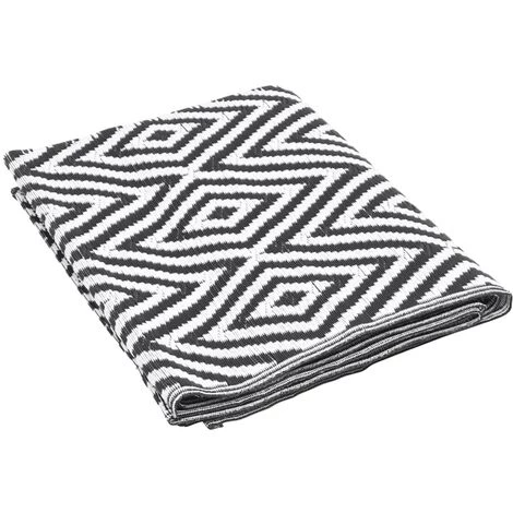 INLIFE Tapis D'extérieur Noir 140x200 Cm PP - Noir 5 INLIFE Tapis D'extérieur Noir 140x200 Cm PP - Noir – Image 5