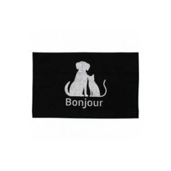 DOUCEUR D'INTRIEUR Tapis D'entrée Phosphorescent (70 Cm) Benji Noir