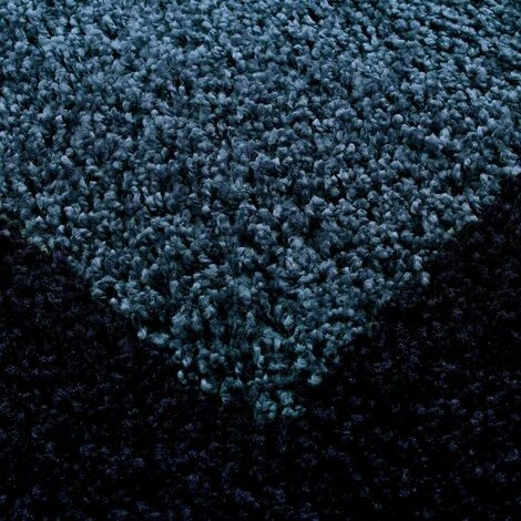 JADOREL Tapis Shaggy 80x150 Cm Rectangulaire SHAGGY FUZ Bleu Cuisine Adapté Au Chauffage Par Le Sol - Bleu 3 JADOREL Tapis Shaggy 80x150 Cm Rectangulaire SHAGGY FUZ Bleu Cuisine Adapté Au Chauffage Par Le Sol - Bleu – Image 3