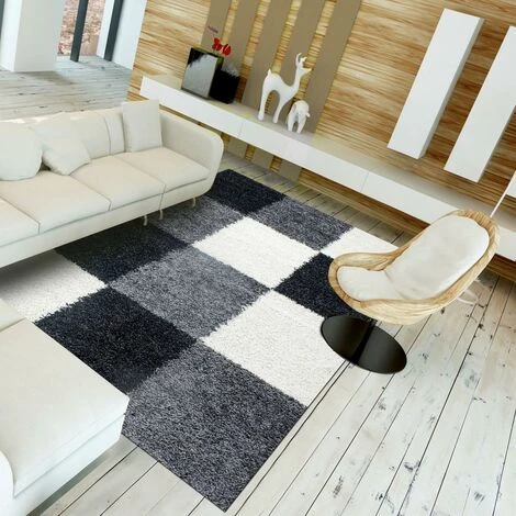 JADOREL Tapis Shaggy 60x110 Cm Rectangulaire SHAGGY CA Noir Entrée Adapté Au Chauffage Par Le Sol - Noir 1 JADOREL Tapis Shaggy 60x110 Cm Rectangulaire SHAGGY CA Noir Entrée Adapté Au Chauffage Par Le Sol - Noir