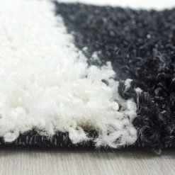 JADOREL Tapis Shaggy 60x110 Cm Rectangulaire SHAGGY CA Noir Entrée Adapté Au Chauffage Par Le Sol - Noir 7 JADOREL Tapis Shaggy 60x110 Cm Rectangulaire SHAGGY CA Noir Entrée Adapté Au Chauffage Par Le Sol - Noir -Tapis et paillasson Soldes 59278470 3