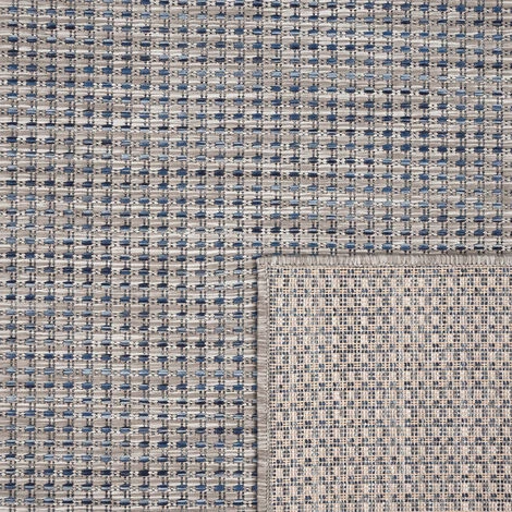 Paco Home Tapis Exterieur Terrasse Salon Cuisine Moderne Motif Boho Uni Moucheté 60x100 Cm, Bleu 4 Paco Home Tapis Exterieur Terrasse Salon Cuisine Moderne Motif Boho Uni Moucheté 60x100 Cm, Bleu – Image 4