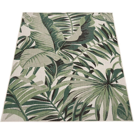 Paco Home Tapis Exterieur Terrasse Salon Cuisine Motif Boho Jungle Motif Palmiers Vert 60x100 Cm 5 Paco Home Tapis Exterieur Terrasse Salon Cuisine Motif Boho Jungle Motif Palmiers Vert 60x100 Cm – Image 5
