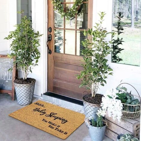 Fei Yu Phrase Parodique Tapis De Cuisine Créatif Tapis De Sol De Salon De Chambre 2 Fei Yu Phrase Parodique Tapis De Cuisine Créatif Tapis De Sol De Salon De Chambre – Image 2