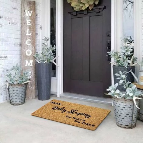 Fei Yu Phrase Parodique Tapis De Cuisine Créatif Tapis De Sol De Salon De Chambre 3 Fei Yu Phrase Parodique Tapis De Cuisine Créatif Tapis De Sol De Salon De Chambre – Image 3