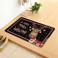 Fei Yu Tapis De Porte De Noël Dessin Animé Gnome Tapis De Sol Couloir Cuisine Tapis De Pied Doux